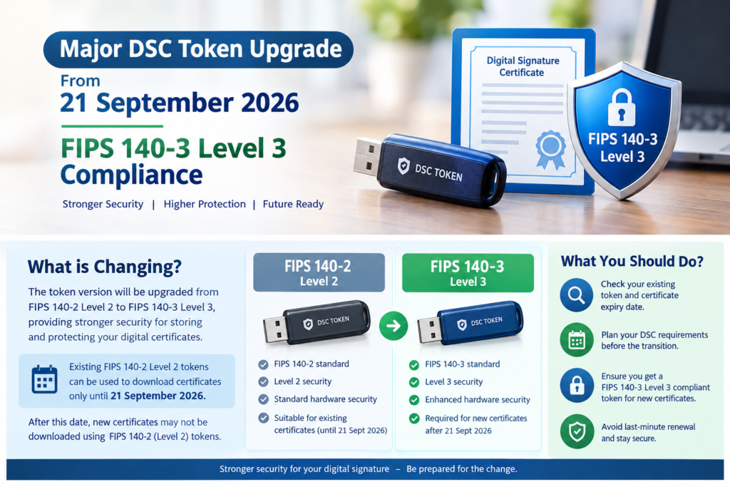 DSC Token upgrade